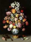 Натюрморт с цветами в вазе